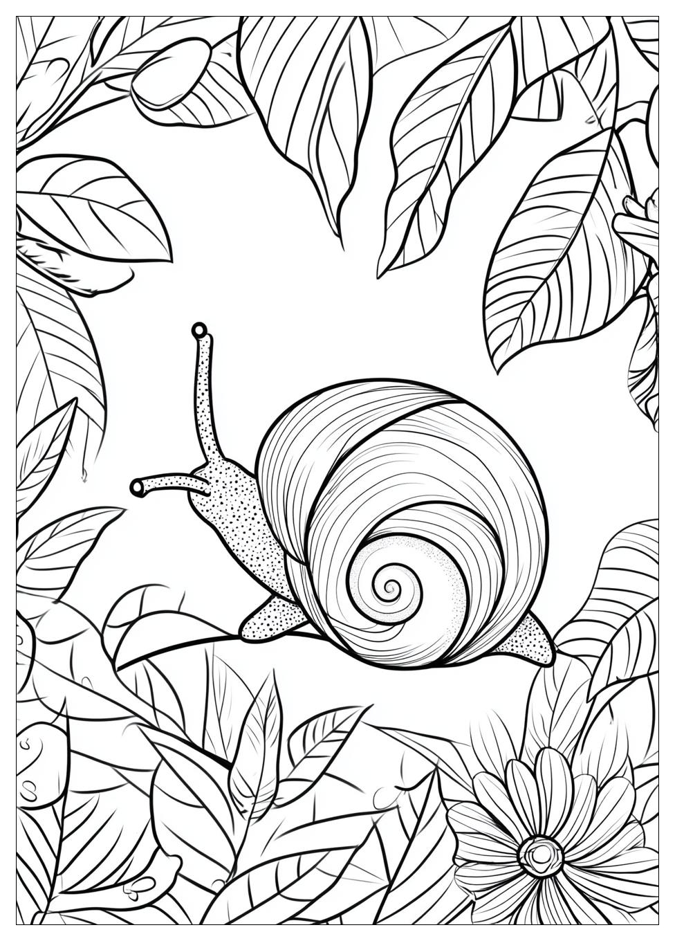 Schnecke Ausmalbilder 1