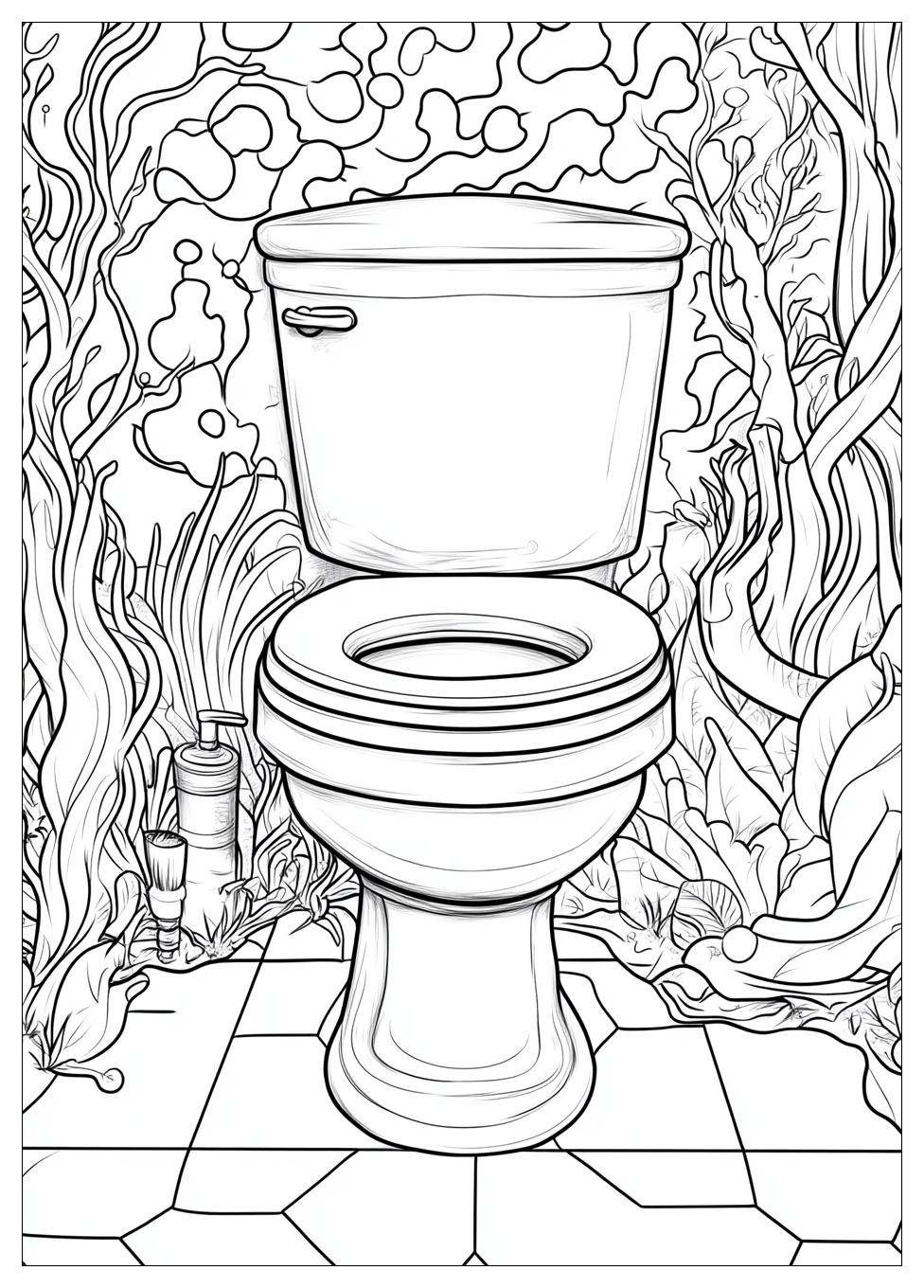 Skibidi Toilet Ausmalbilder 23