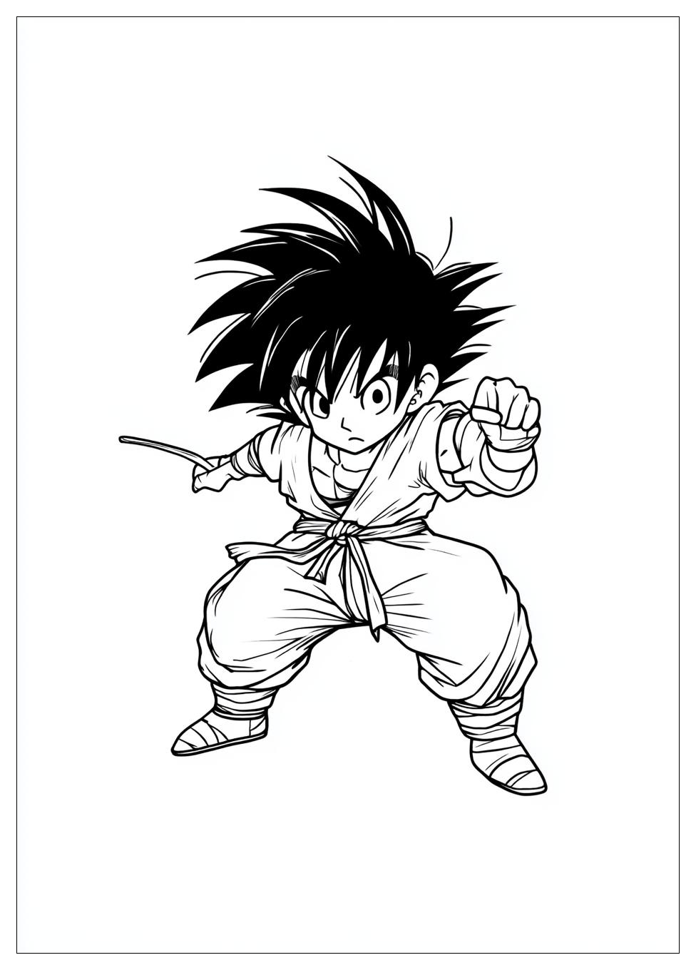 Son Goku Ausmalbilder 1