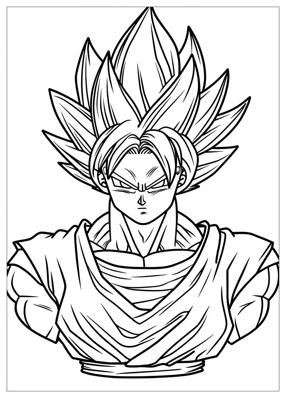 Son Goku Ausmalbilder 12