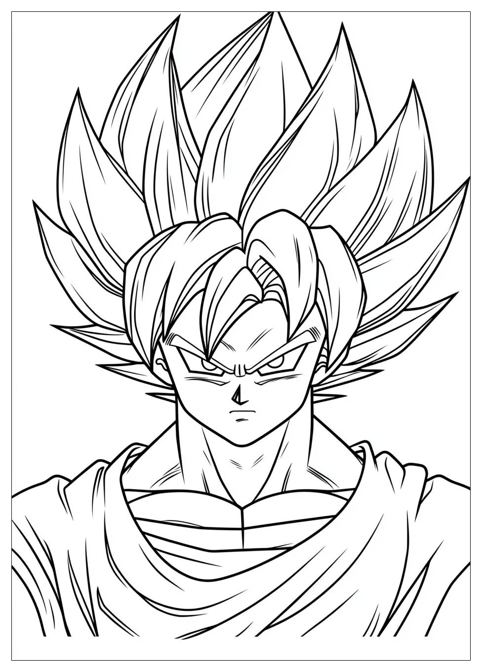 Son Goku Ausmalbilder 7