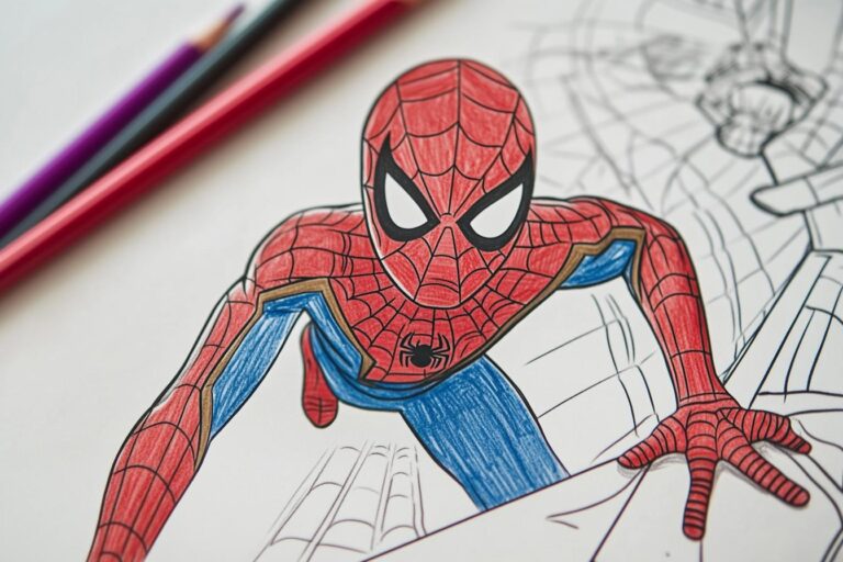 Spidey Ausmalbilder : Spidey Malvorlagen für Kreativität und Spaß