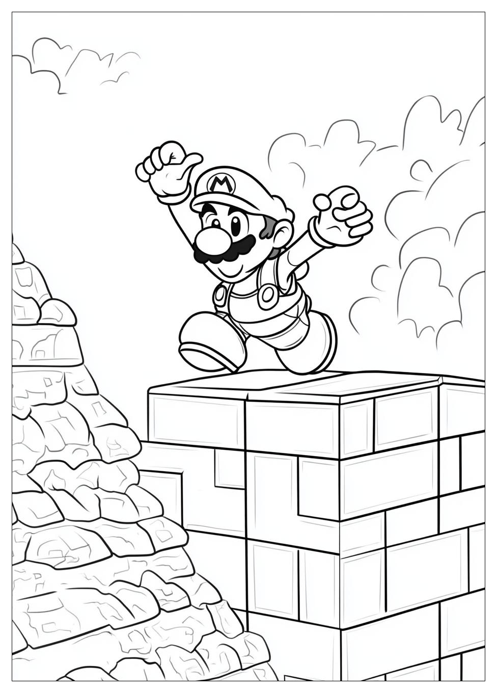 Super Mario Ausmalbilder 2