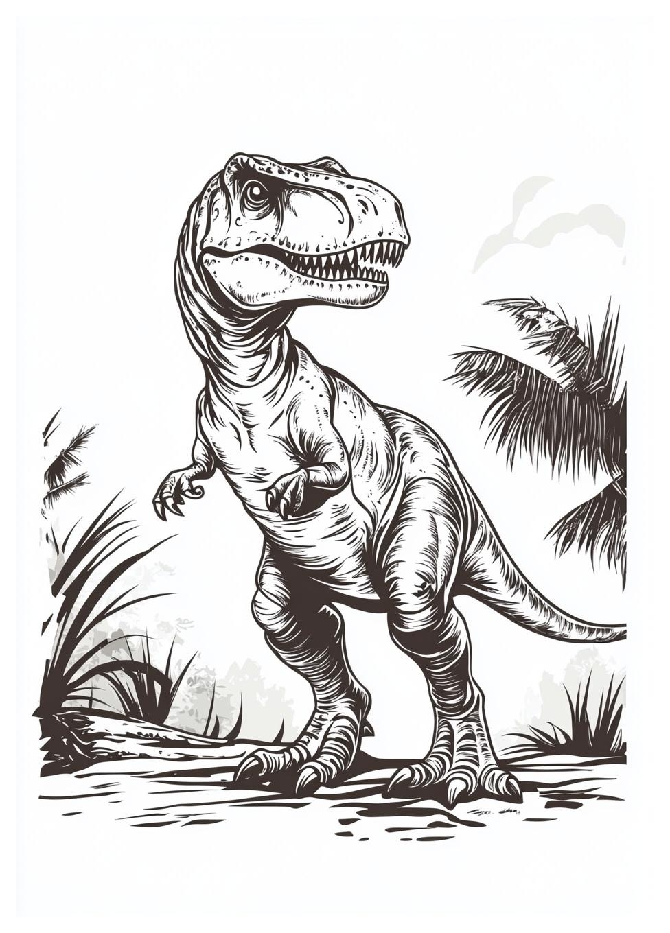 T Rex Ausmalbilder 11