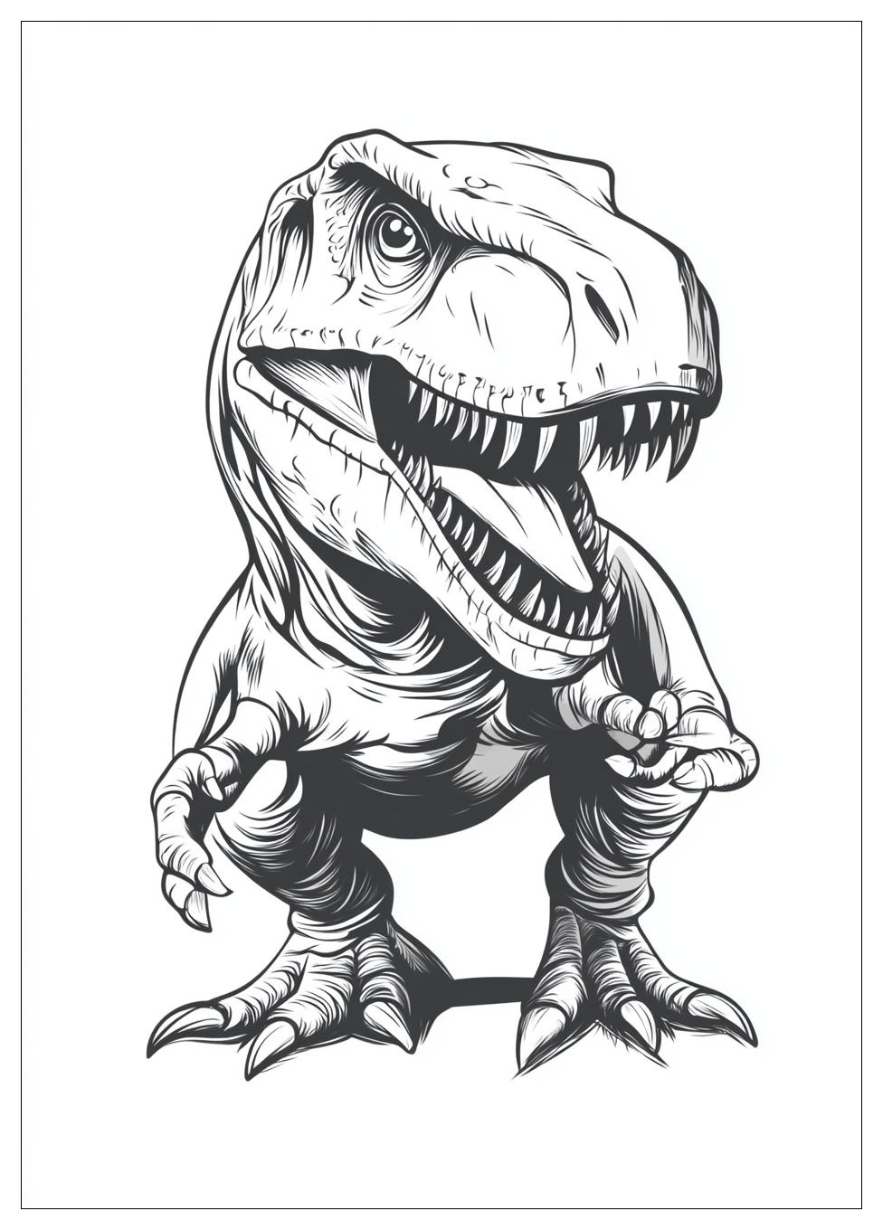 Tyrannosaurus Rex Ausmalbilder 19