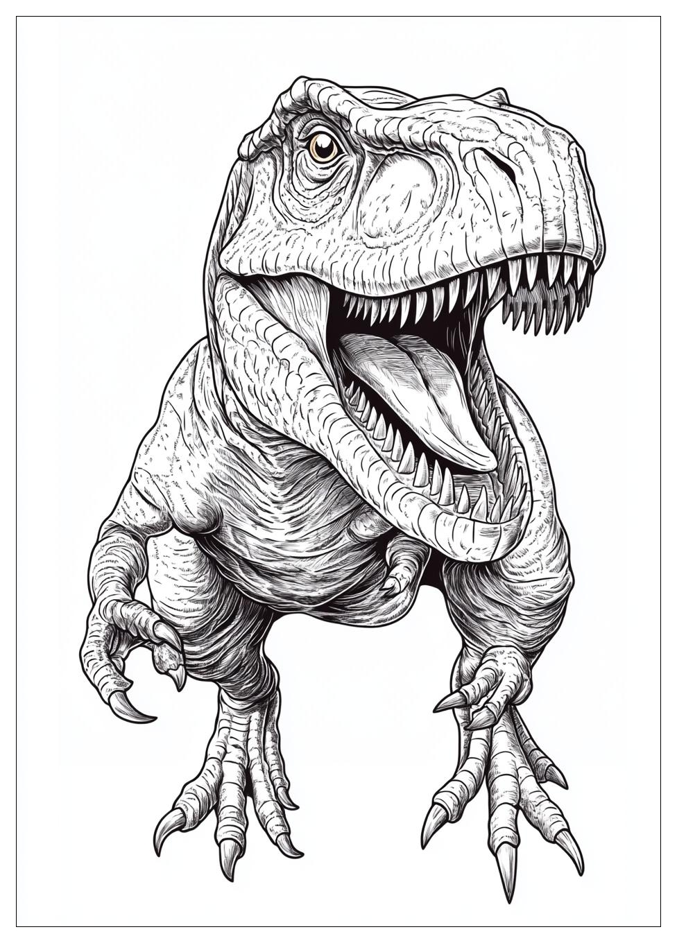 Tyrannosaurus Rex Ausmalbilder 22