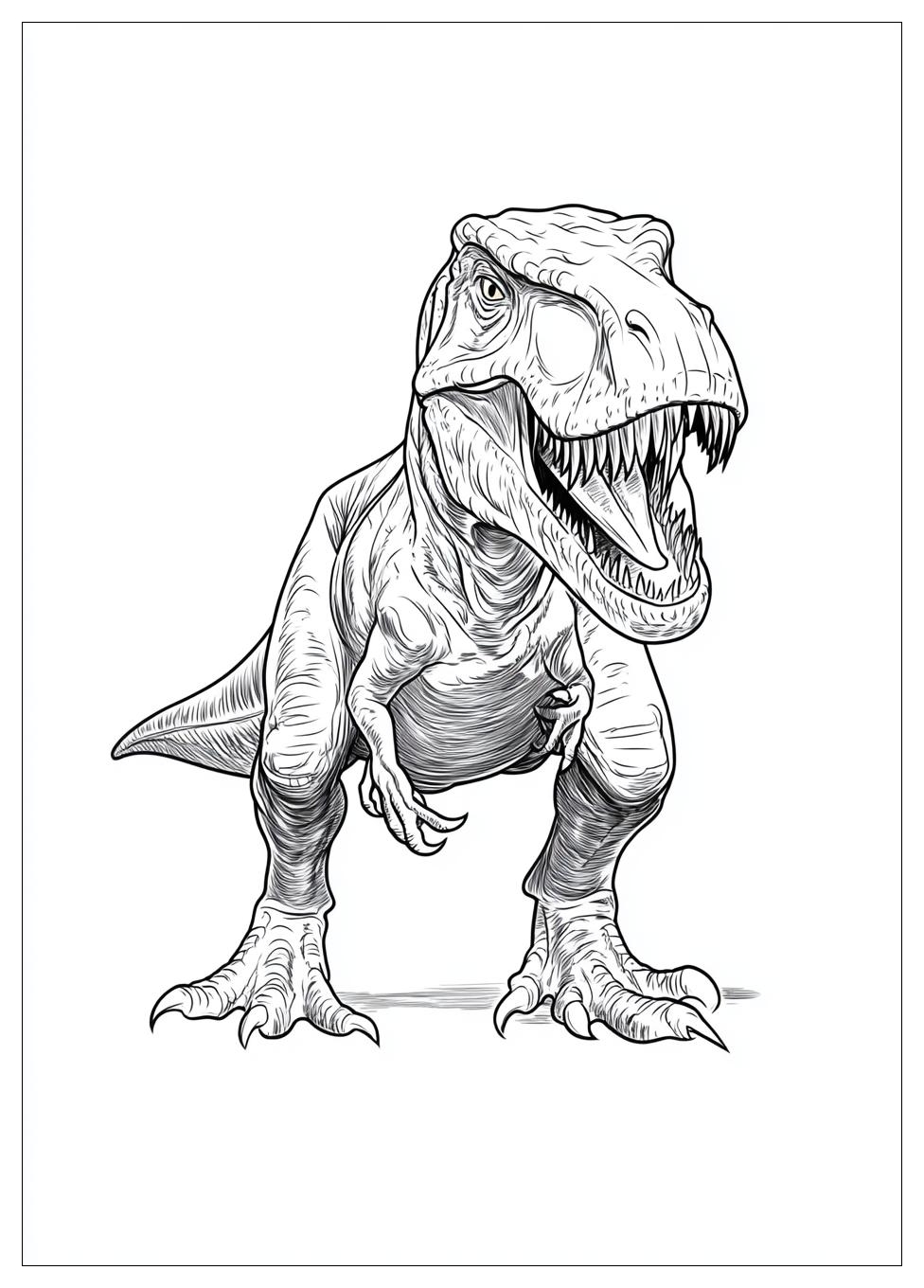 Tyrannosaurus Rex Ausmalbilder 24