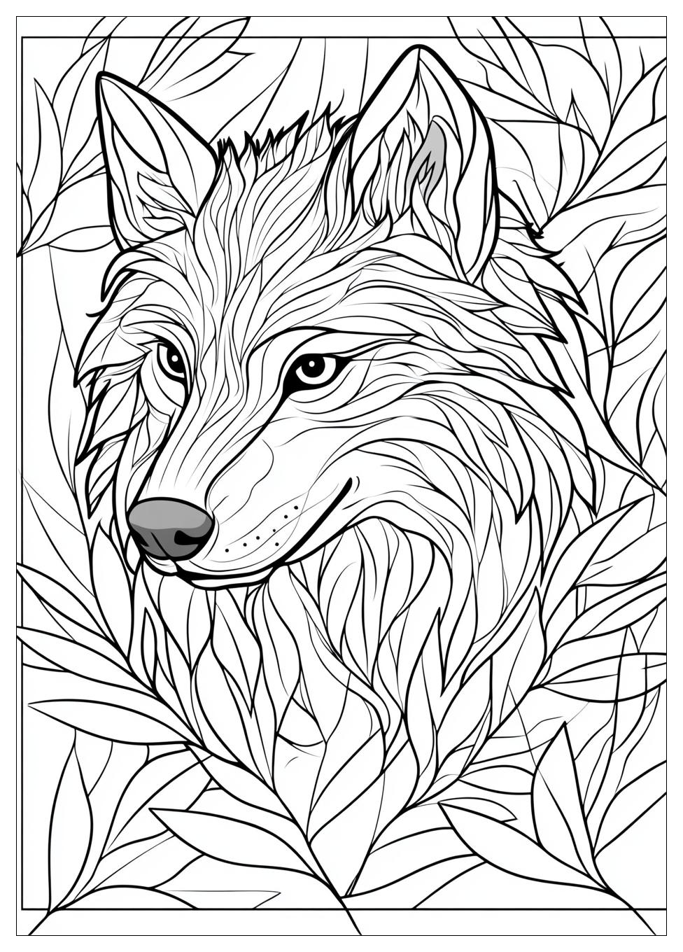 Wolf Ausmalbilder 12