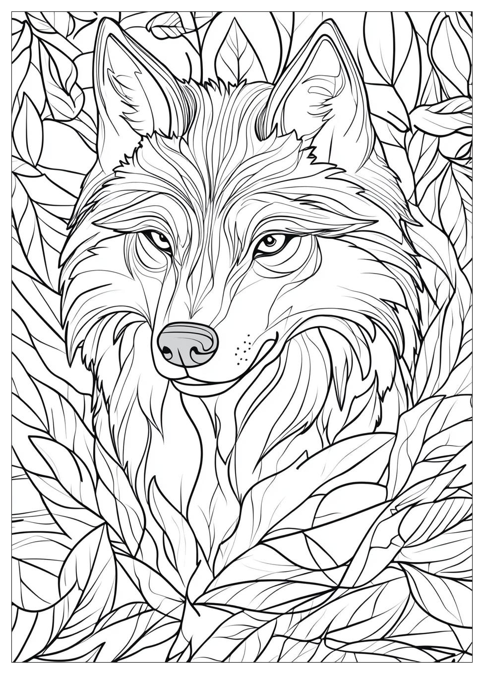 Wolf Ausmalbilder 15