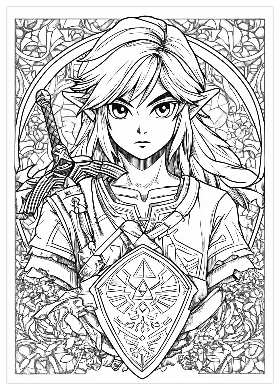Zelda Ausmalbilder 16